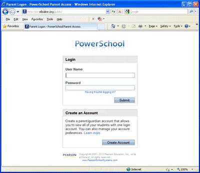 Ell-Saline USD 307 - PowerSchool Parent Portal Access